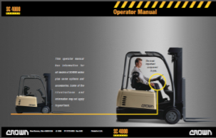 Forklift Operator Manuals D2000 Safety