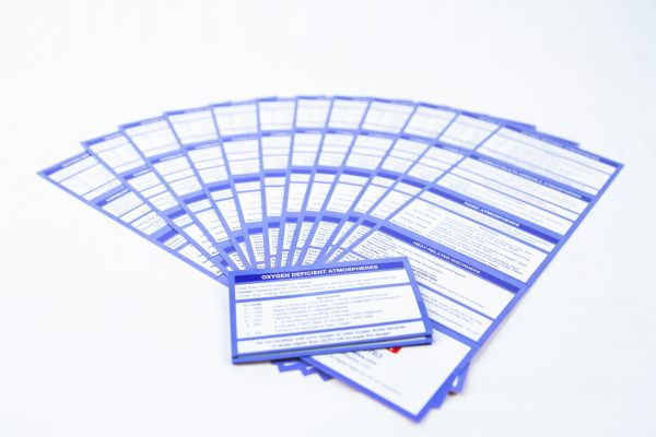 confined Space wallet cards